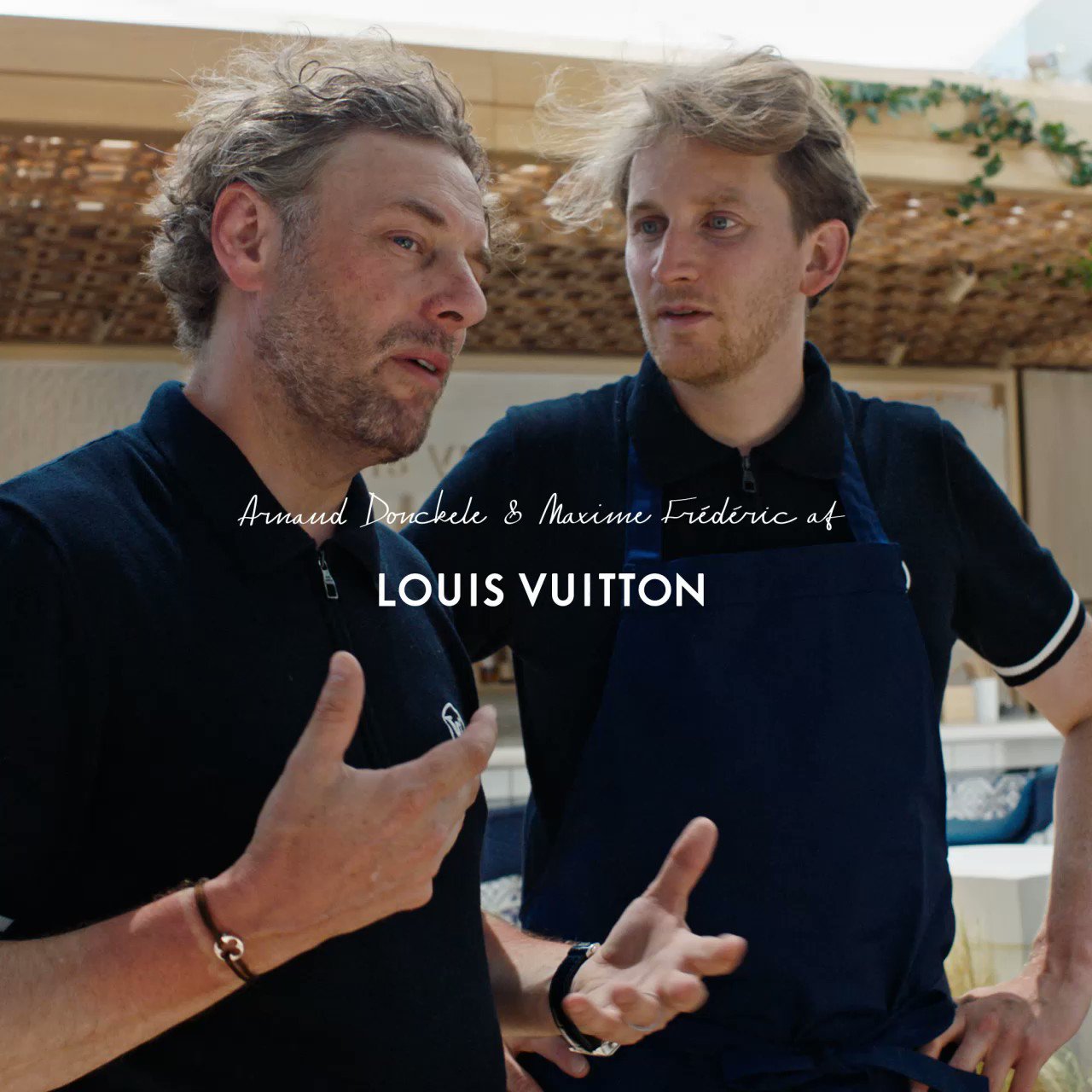 Louis Vuitton on X: Arnaud Donckele & Maxime Frédéric at