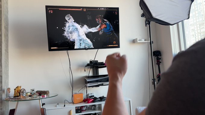 What would you do if I came out after the ending credits? 👀   Watch the full scene now and use code &lsquo;FINISHHIM&rsquo;