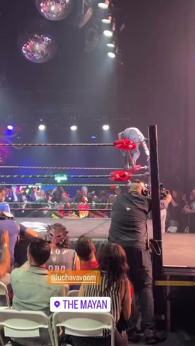 1 pic. Guys I went to @LuchaVaVOOM last night and had a blast. Not only hysterical but was dope to see
