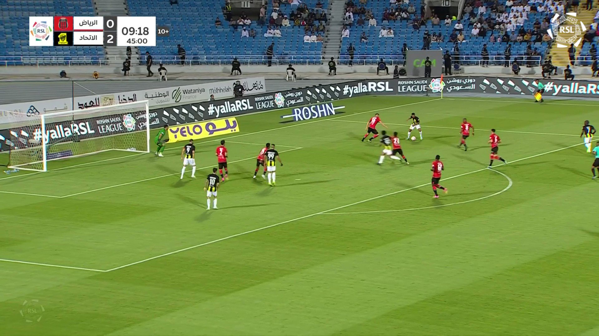 The technique on that! 😮‍💨Abderrazak Hamdallah with a gorgeous acrobatic finish to grab the headlines! 🤩#yallaRSL #RoshnSaudiLeague