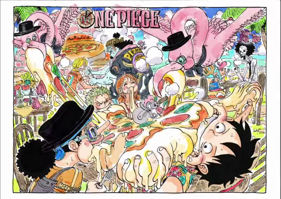 ONE PIECE グッズ　ジャンプ巻頭カラー表紙&イラストセット 希少 週刊少年ジャンプ ONE PIECE 表紙&巻頭カラー 尾田栄一郎