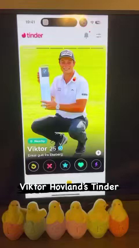 GOLFN'JOKES - Viktor has no chill ππ Via: pgatuor (Twitter)