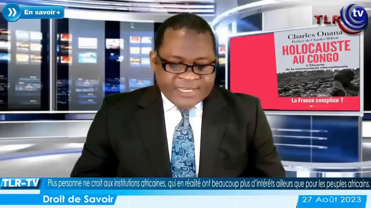 Charles ONANA - Holocauste au CONGO - Pourquoi Le SILENCE ? Les