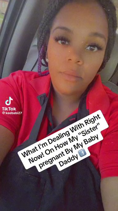 her baby daddy got her BLOOD sister pregnant and the whole family knew. boy everybody gotta d*e. https://t