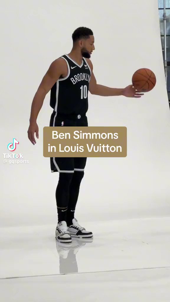 NetsKingdom 👑🗽 on X: Ben Simmons wore Louis Vuitton sneakers at Media  day yesterday 🎥 @GQSports  / X