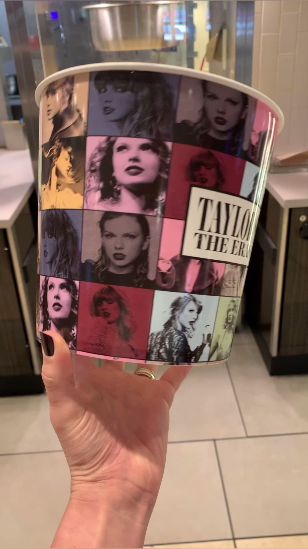 Taylor Swift The Eras Tour Movie Popcorn Bucket and Cup Cinemark