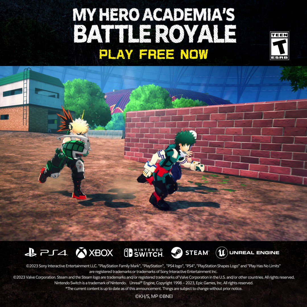 My Hero Academia' Battle Royale 'Ultra Rumble' to Release on PS4, Xbox,  Nintendo Switch, PC for Free