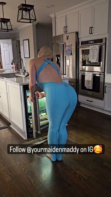 If you ever wanted videos of me doing things around the house for you in sexy outfits, go follow this