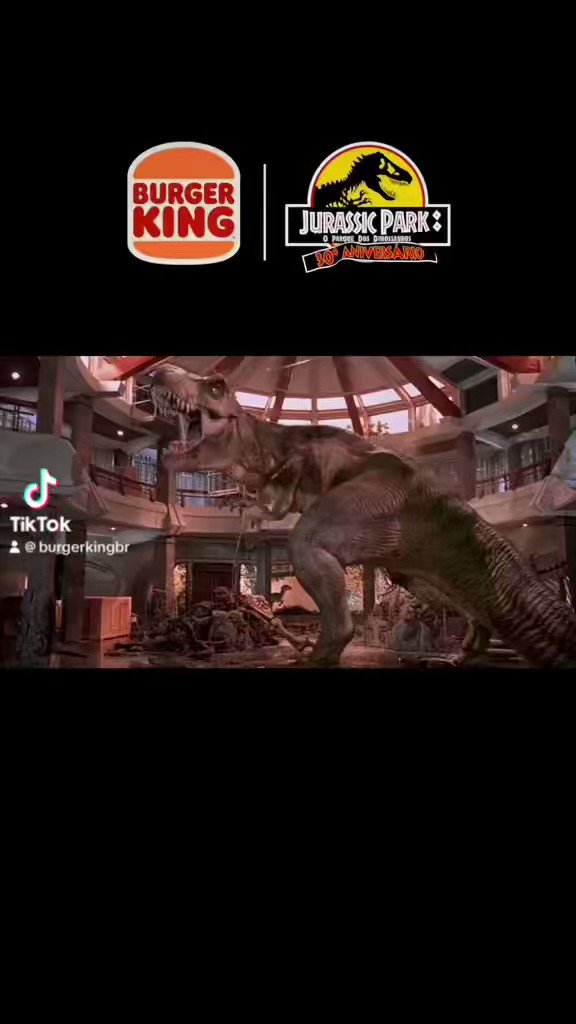 GRRRR 🦖 Pensou que as surpesas do BK Jurassic Park tinham acabado? Ch