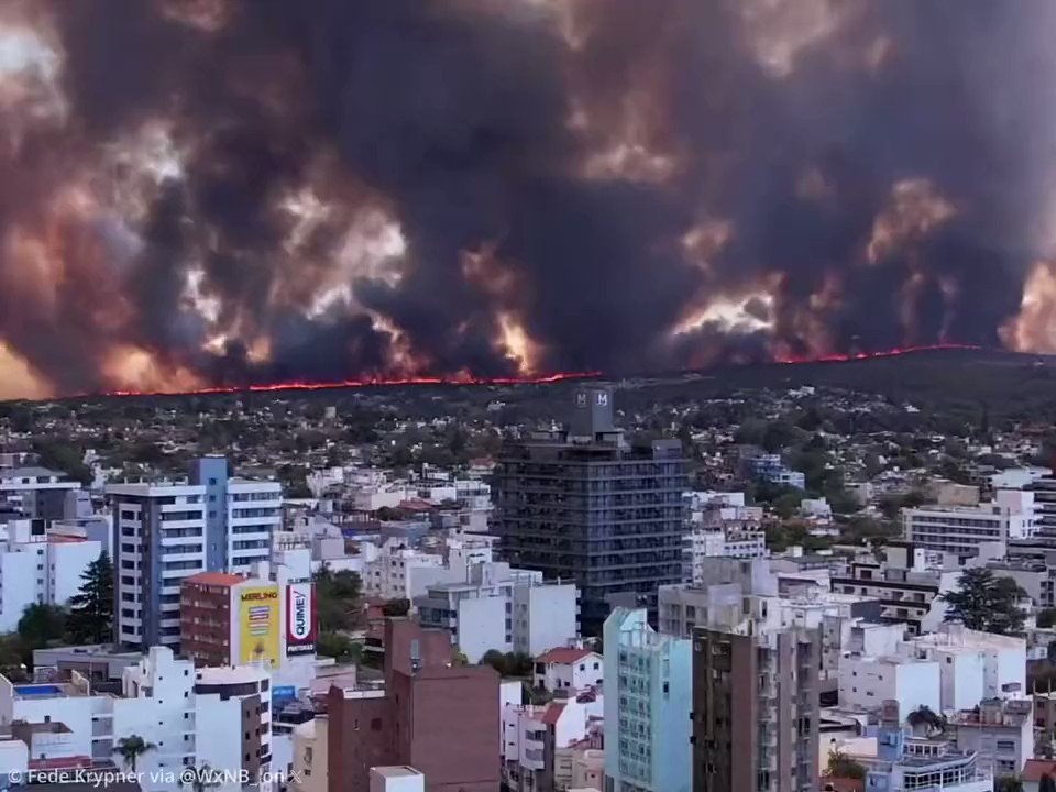 [爆卦] 阿根廷大規模野火逼近城鎮