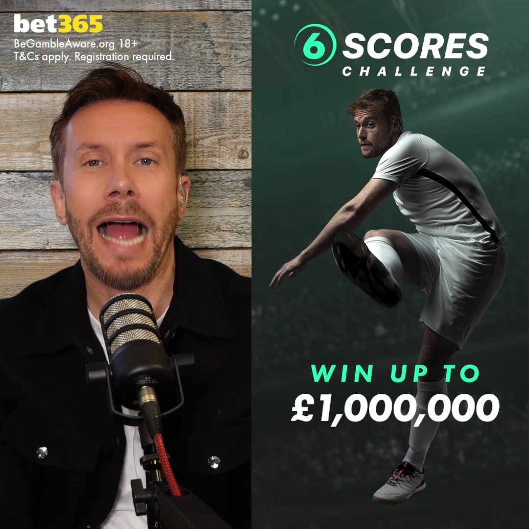 Bet365 6 Scores Challenge: Play for free and win up to £1,000,000 on the  Premier League