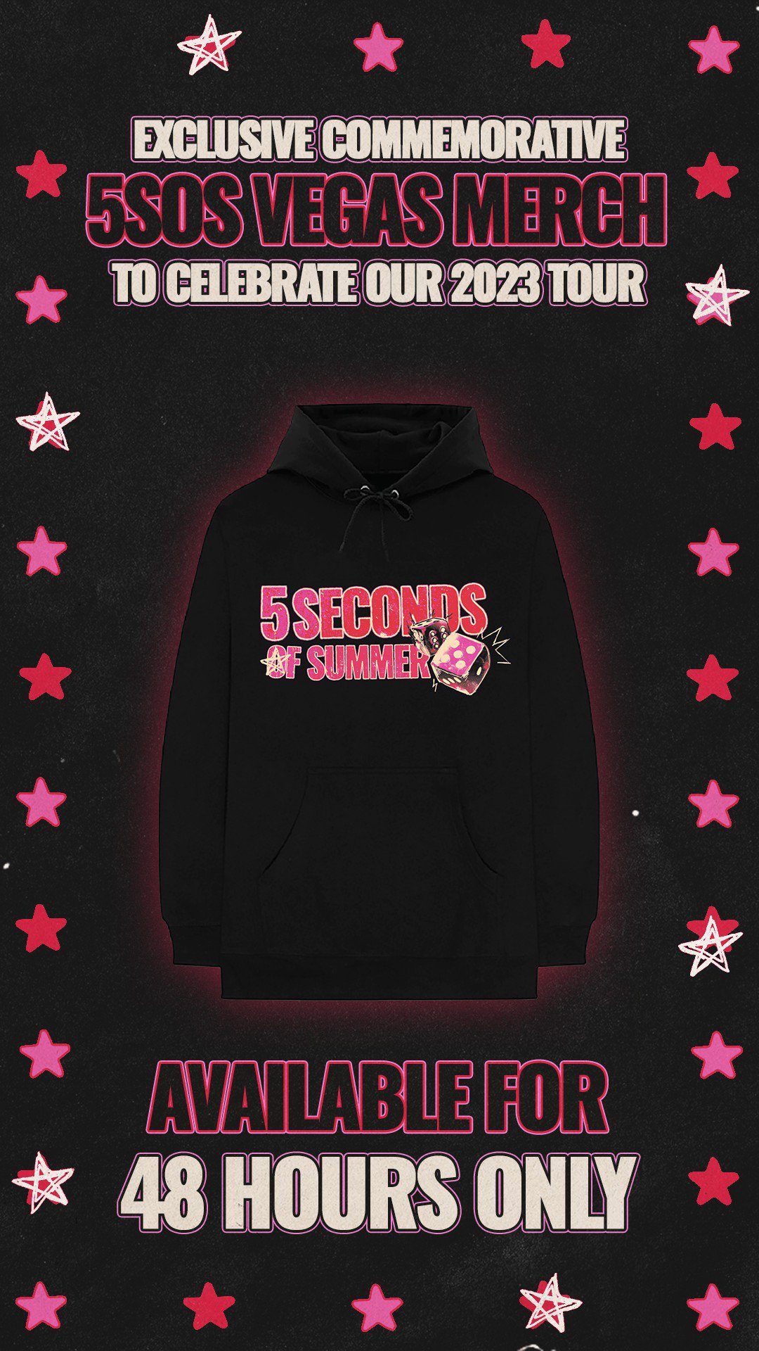 Five seconds top of summer hoodie