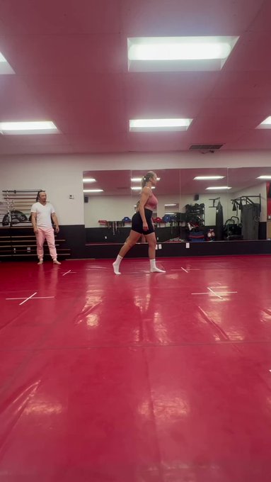After months of attempting this.. 
I was finally able to land my aerial 3x in a row! ??‍♀️ (You can never