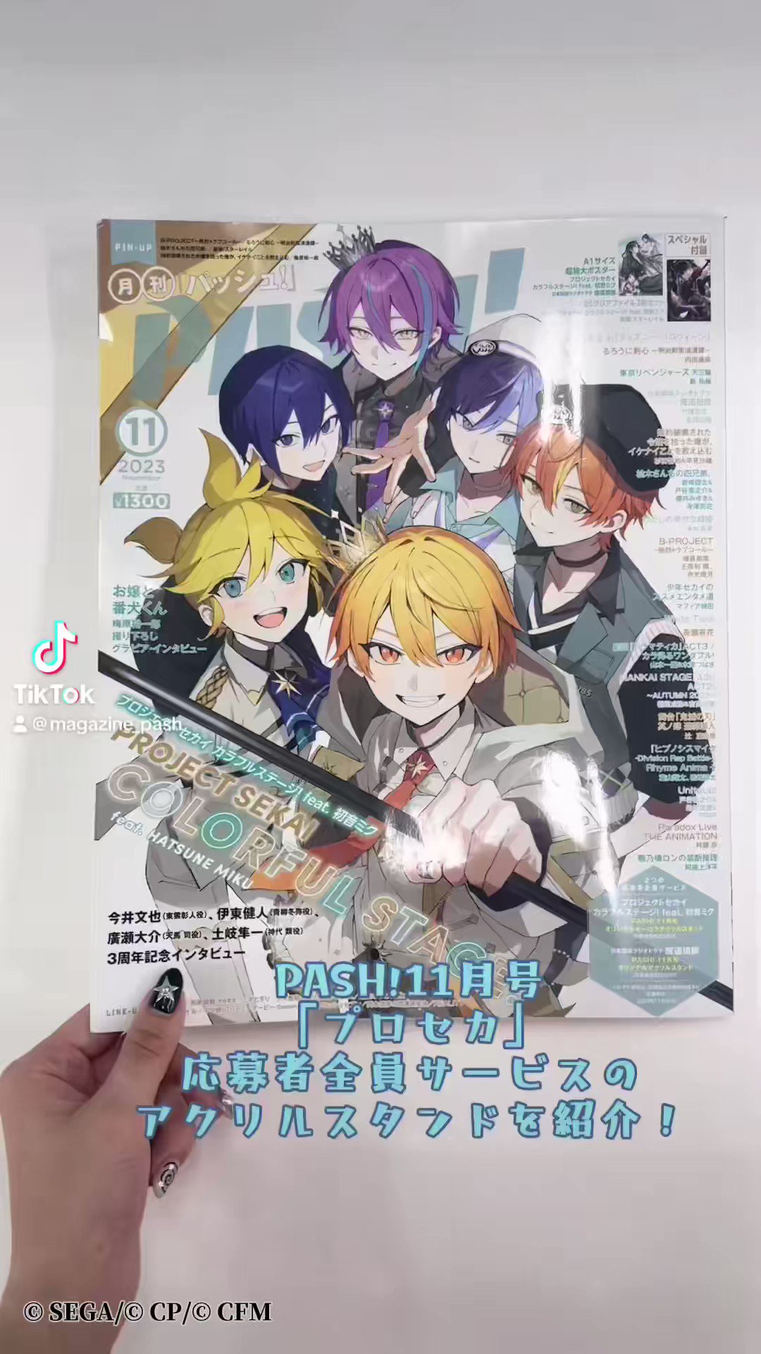 PASH! 応募者全員サービス プロセカ アクスタ プロセカ 月刊パッシュ 応募者全員サービス アクリルスタンド