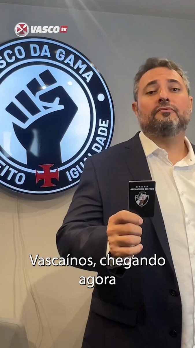 Alexandre Mattos é anunciado no Vasco: Vamos juntos construir uma  trajetória vitoriosa , vasco
