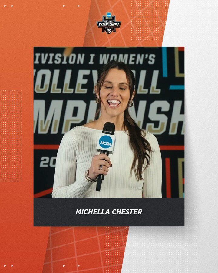 NCAA Women's Volleyball on X: .@michellachester chats with