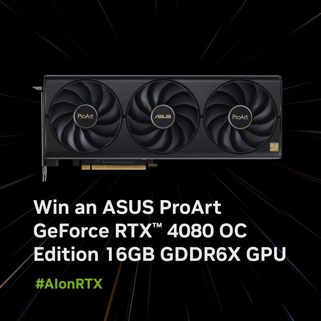 ProArt GeForce RTX™ 4080 16GB OC Edition GDDR6X