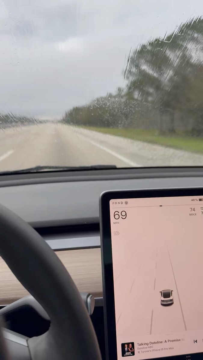 To the Tesla engineer who thought it would be cool to train a camera to  detect rain drops with the “auto” wiper setting. Why? This is horrible and  dangerous. Vibration sensing tech