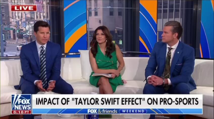 Fox News Hosts Argue Against Taylor Swift's Appearance at NFL