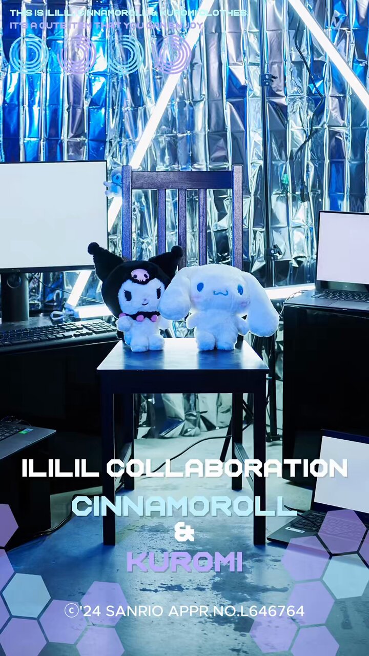 ililil ×クロミコラボレーション推し活パーカー