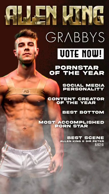 Nominated in the @GrabbysEurope awards! 
 Vote for me please! Specially here
✖️Porn Star Of The Year
