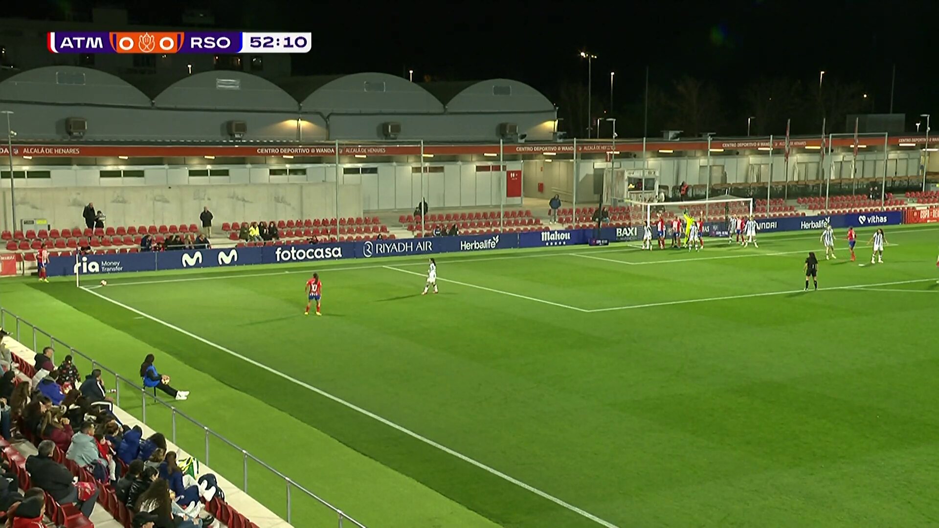 0-0 false @RealSociedadFEM false 53'🏆 Semifinal (ida)📺 @teledeporte#CopaDeLaReina