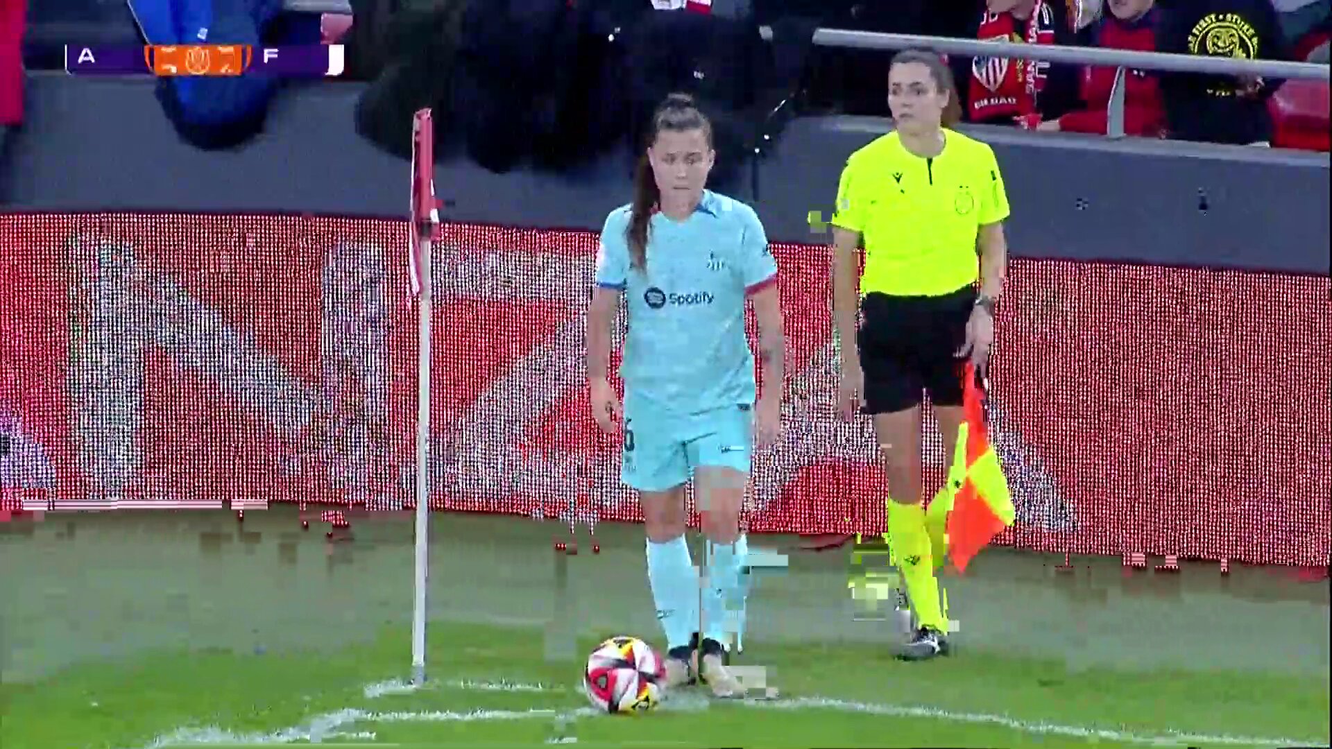 ⚽️ ¡𝗚𝗢𝗢𝗢𝗟 DEL BARÇA!🚀 Vaya disparo, vaya colocación. 🎩 @AitanaBonmati🆚 @AthleticClubFem - @FCBfemeni I 0-1 I 14'📺 @teledeporte#CopaDeLaReina I #FutFemRFEF