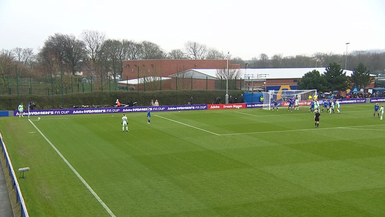 A 66' minute goal from Catarina Macario saw the current #AdobeWomensFACup holders, @ChelseaFCW progress to the semi-finals! 👏