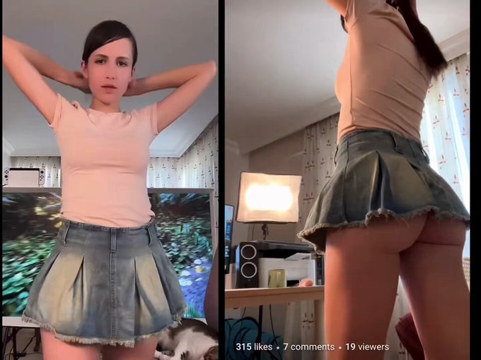 TikTok upskirt live 😜 check my link for cam 2 to watch now! https://t.co/xDoGnwoZOS