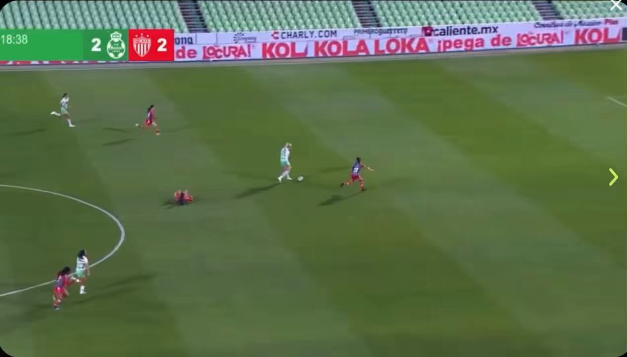 First one as a Guerrera! 🤩🔝Congratulations @mallory_olsson 🇺🇸@ClubSantosFem 🟢⚪️ toma la ventaja 🔥