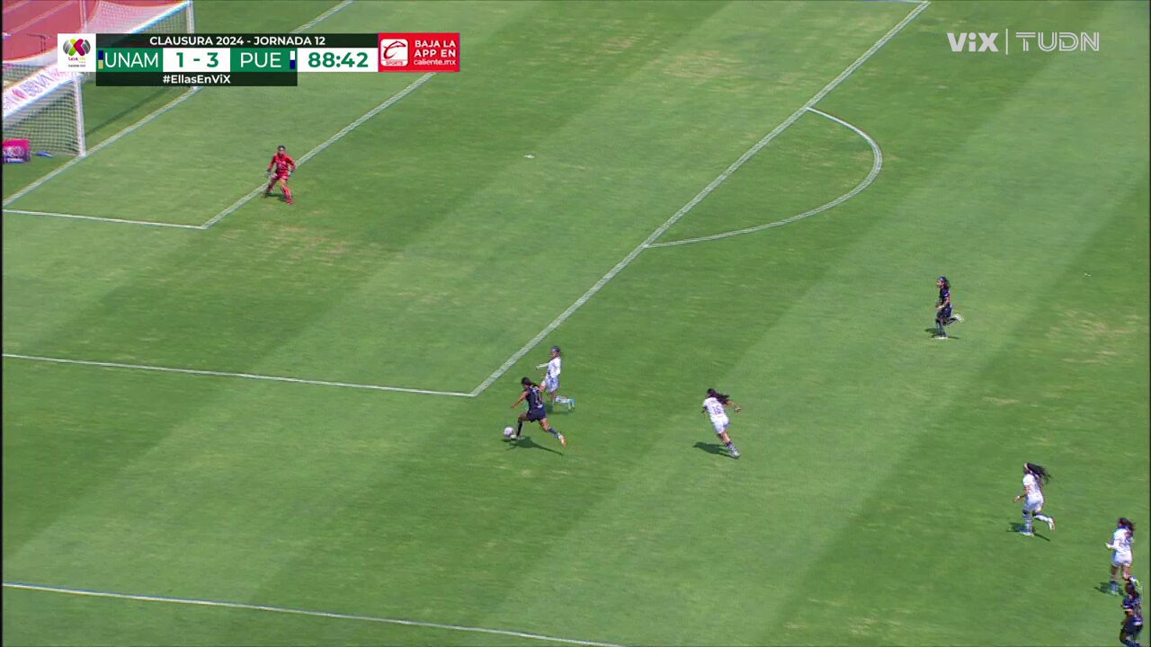 Ale Guerrero recortó distancias a favor de @PumasMXFemenil✂️✂️
