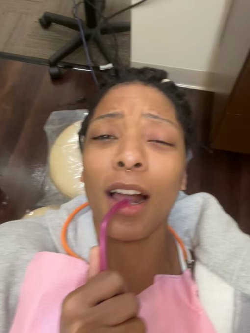 I have to take off today lol.   😅 my whole face gonna be numb.   Unless you like that https://t.co/O