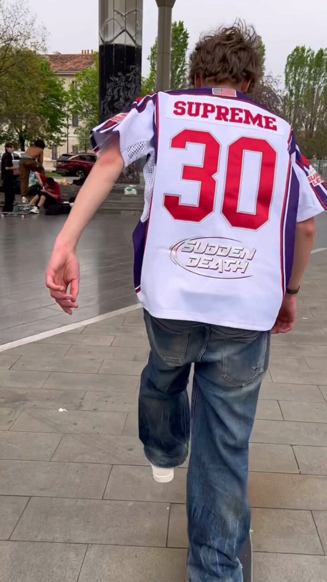 ケ*ン様 Supreme Sudden Death シャツM ゲームシャツ　シュ Supreme Sudden Death Football Jersey M