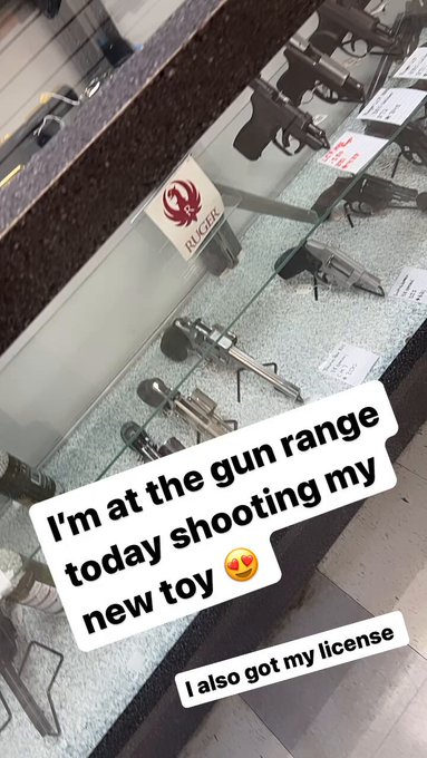Just got my 🔫license today plus my gun &hellip; I want every working girl out there to get there license!! We<a href="/tag/teamjt"class="tags"><span>#teamjt</span></a>