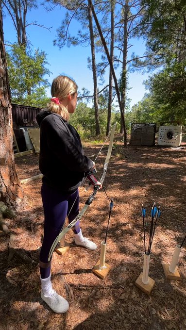 I got to finally try archery for my birthday! I added a bow to my wishlist if anyone wants to get it