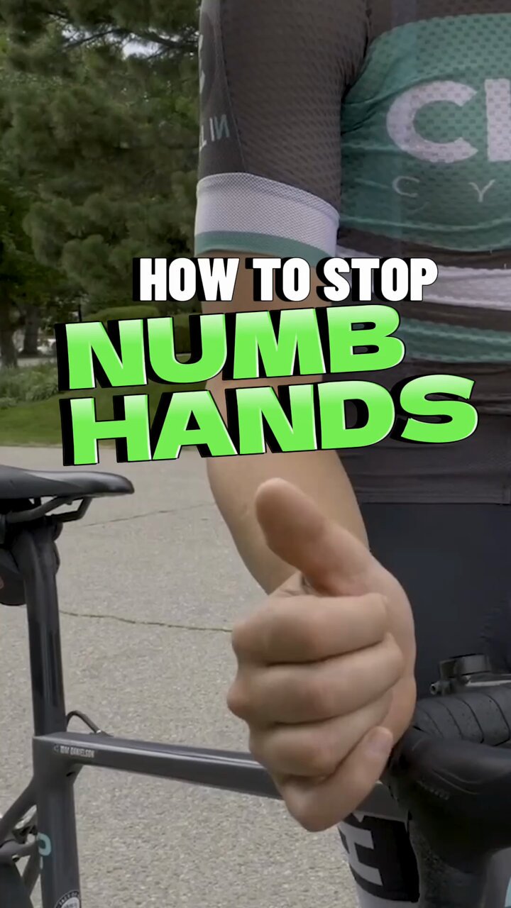 Numb hands on road bike deals