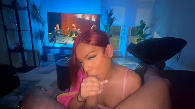 the sounds he was making while I drained him 😂😂  FULL VIDEO: https://t.co/3N2pYfIi7M https://t.co/QC