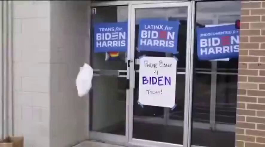 Jayne Zirkle and companions scale the Biden border barrier