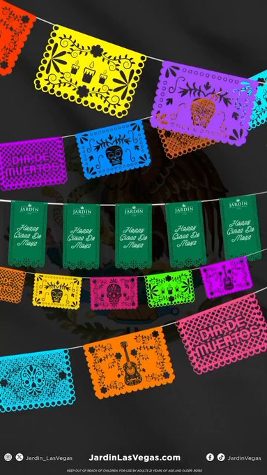 Happy #CincoDeMayo from the @Jardin_LasVegas family! ?????????#CincoDeMayo2024 https://t.co/VlnniUrM