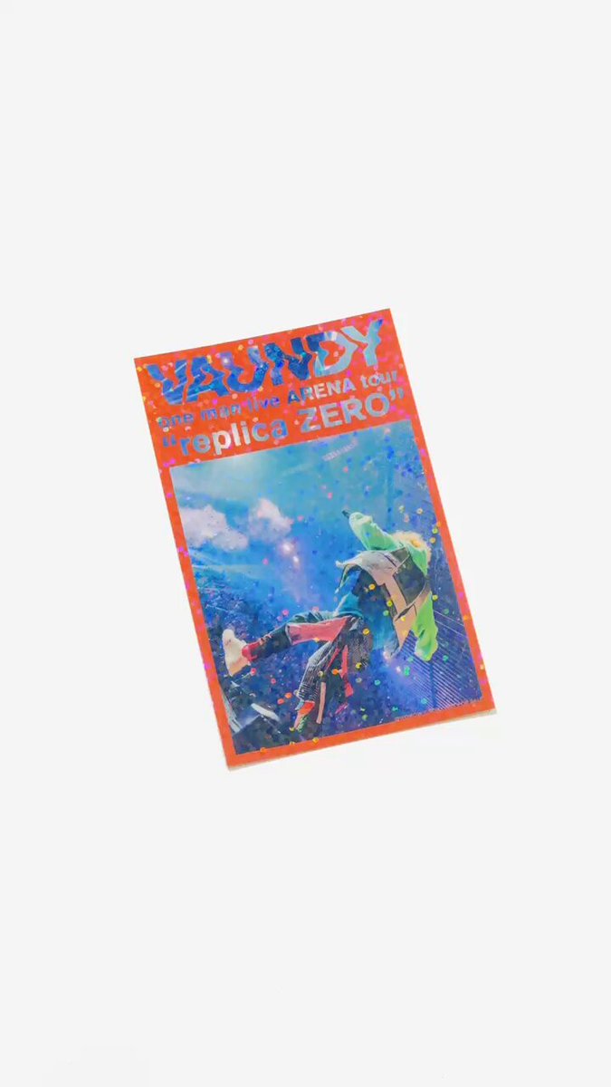 Vaundy one man live ARENA tour “replica ZERO”」チラシ裏