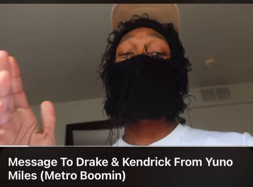 Yuno Miles on X: “Message To @Drake @kendricklamar @MetroBoomin 