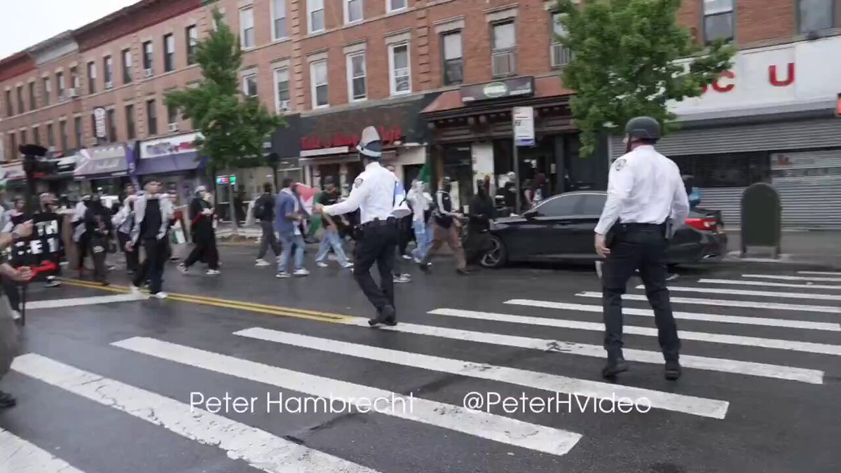 تغطية صحفية: مشاهد لقمع الشرطة الأمريكية متظاهرين خلال مسيرة رافضة للحرب على غزة في نيويورك 