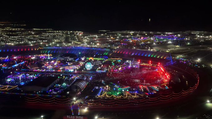 Loving this view and sad it’s coming to an end… #edc2024 https://t.co/RzO2JzTlhB