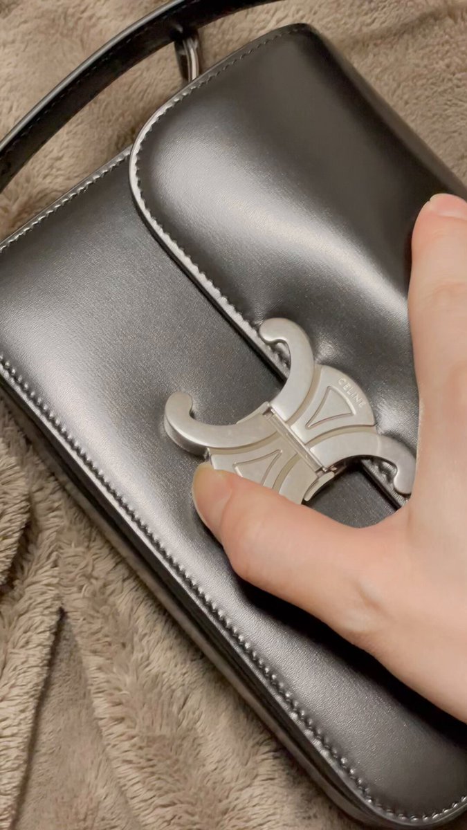 CELINE セリーヌ ハンドバッグ マカダム ファスナー壊れ有｜中古