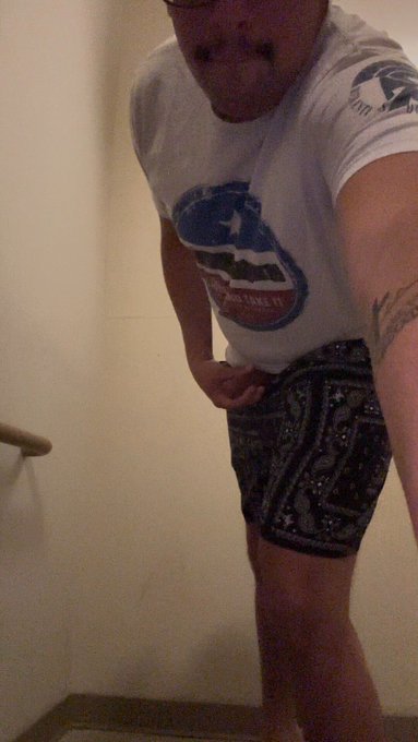 Was edging in my room for 3 hours. Till I decided to go to the stairwell and bust this load. 🫣😈 https://t