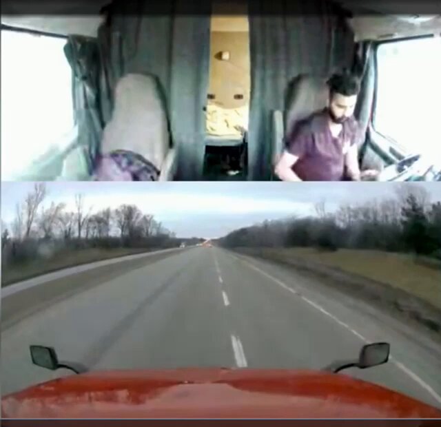 Indian truck driver on his Picture