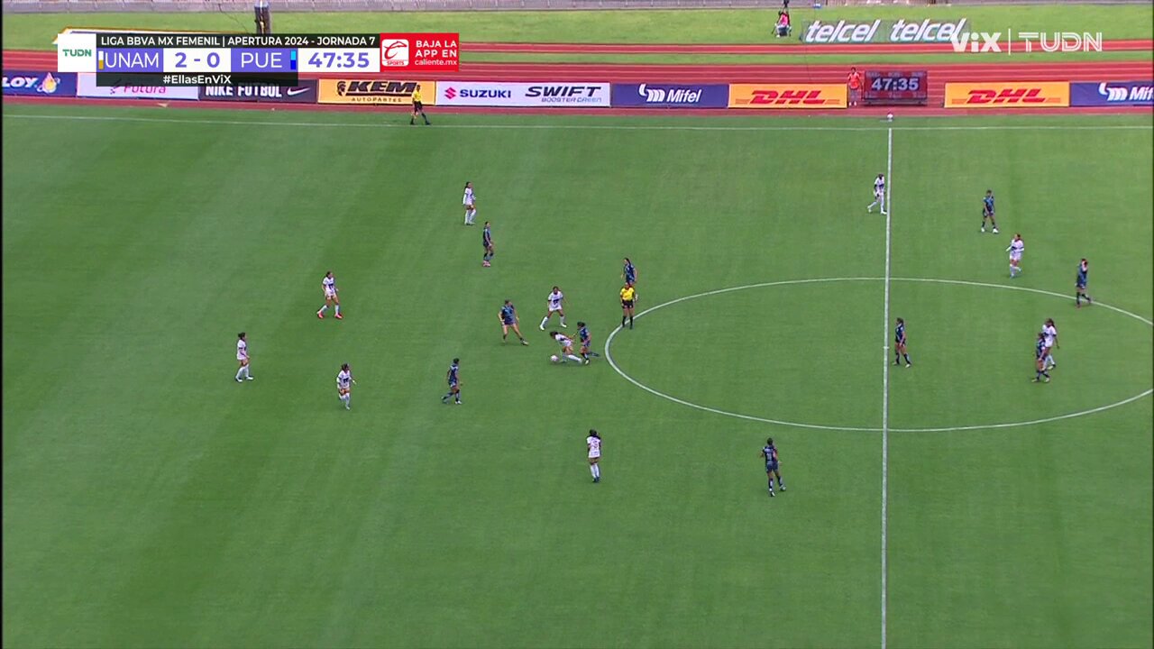 Llegó el descuento de Puebla, Johana Rosas le da vida a la franja 🤩🔥🐾 2-1 🎽🔴 EN VIVO📲 Zona TUDN en @VIX🇲🇽