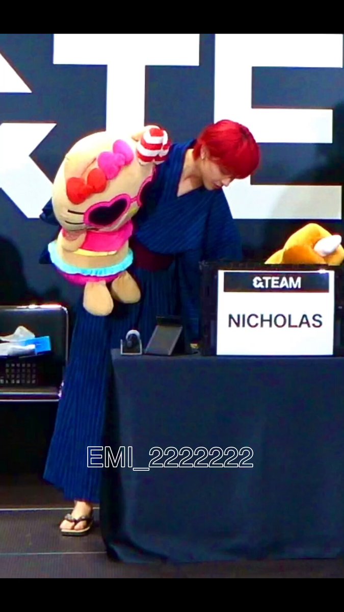 &TEAM MUSICPLANT NICHOLAS ニコラス サイン会 特典 &team 月狼 musicplant 韓国サイン会 ニコラス NICHOLAS - メルカリ