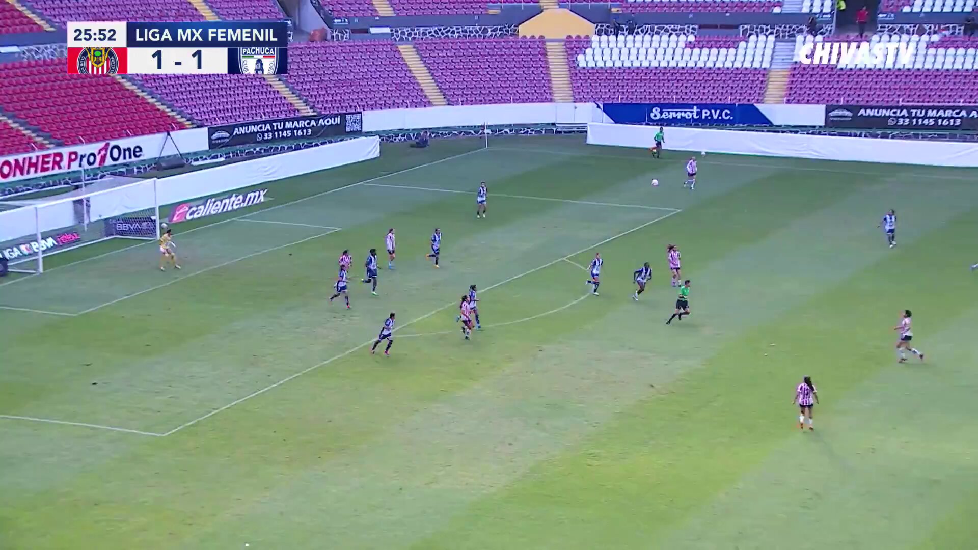 ⚽️⚽️ EL SEGUNDO DE LA #24 🇫🇷🎯 Pelota justo a tiempo de @KsandraMontero para que @LichaCervantes hiciera un control y definición de altísima complejidad 👏🏼📺 Síguelo en vivo 👉🏼  🔴
