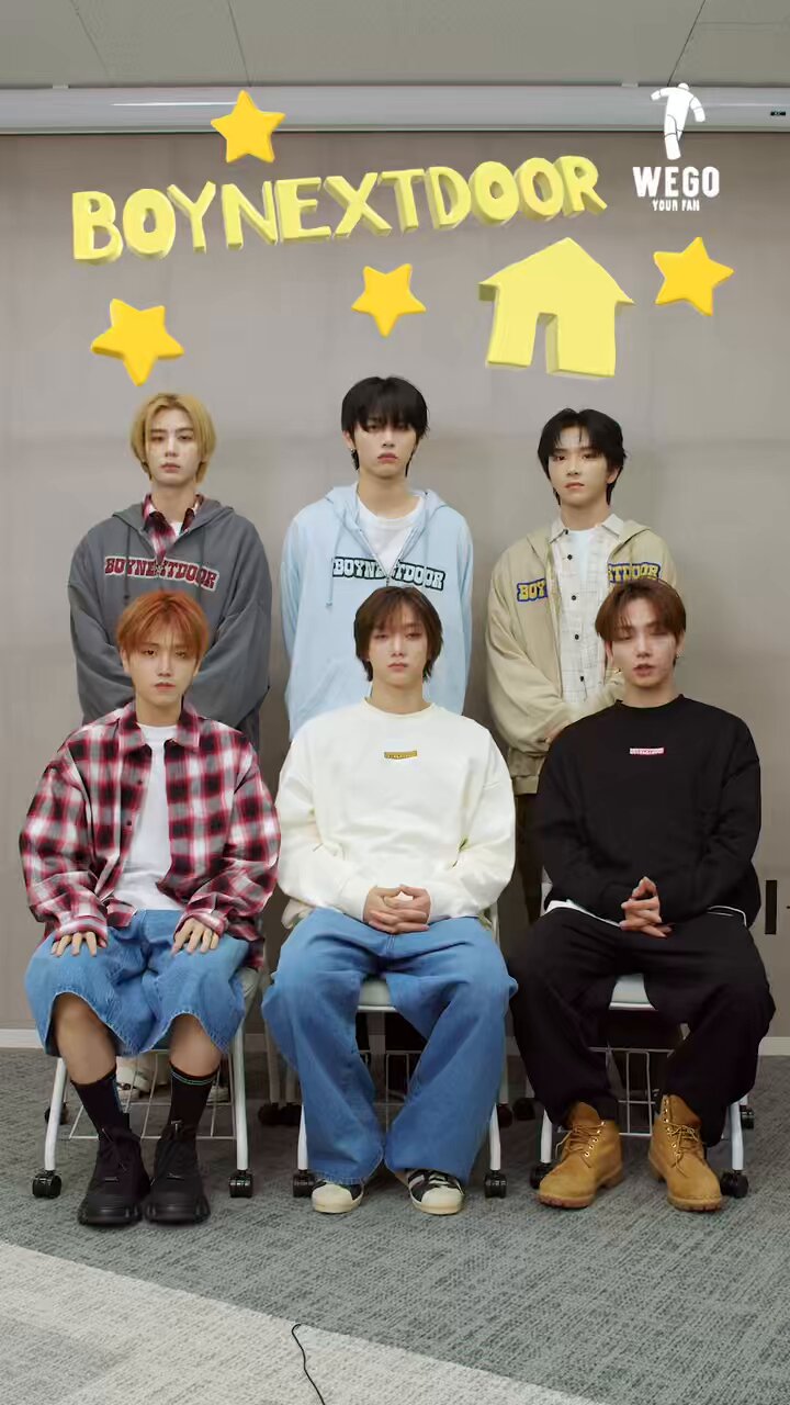 WEGO BOYNEXTDOOR ZIPフーディー サックスオンラインストア限定